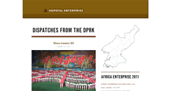 Desktop Screenshot of hopefulenterprise.org